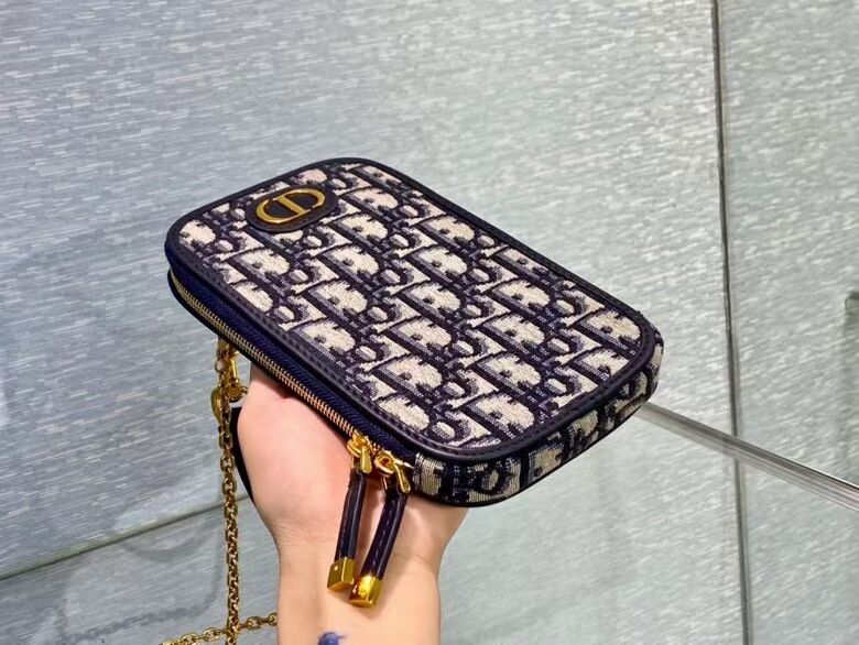 DIOR MINI BOBBY BAG Embroidery C0955A dark blue DIOR MINI BOBBY BAG Embroidery C0955A dark blue