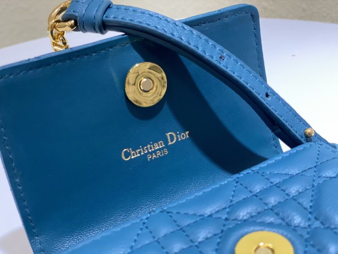 DIOR MINI BOBBY BAG Gradient Cannage Lambskin C0952 blue DIOR MINI BOBBY BAG Gradient Cannage Lambskin C0952 blue