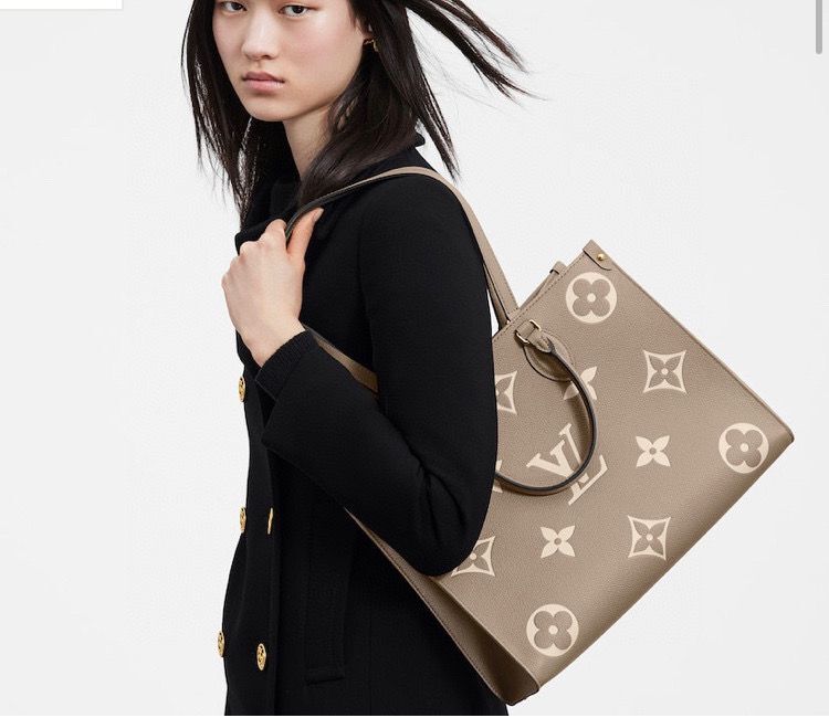 Louis Vuitton ONTHEGO Original Leather MM M45494 Gray Louis Vuitton ONTHEGO Original Leather MM M45494 Gray