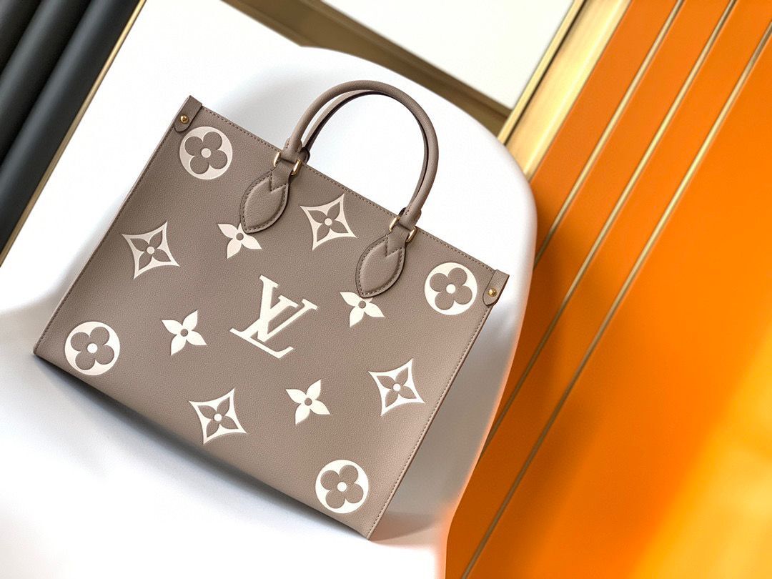 Louis Vuitton ONTHEGO Original Leather MM M45494 Gray Louis Vuitton ONTHEGO Original Leather MM M45494 Gray