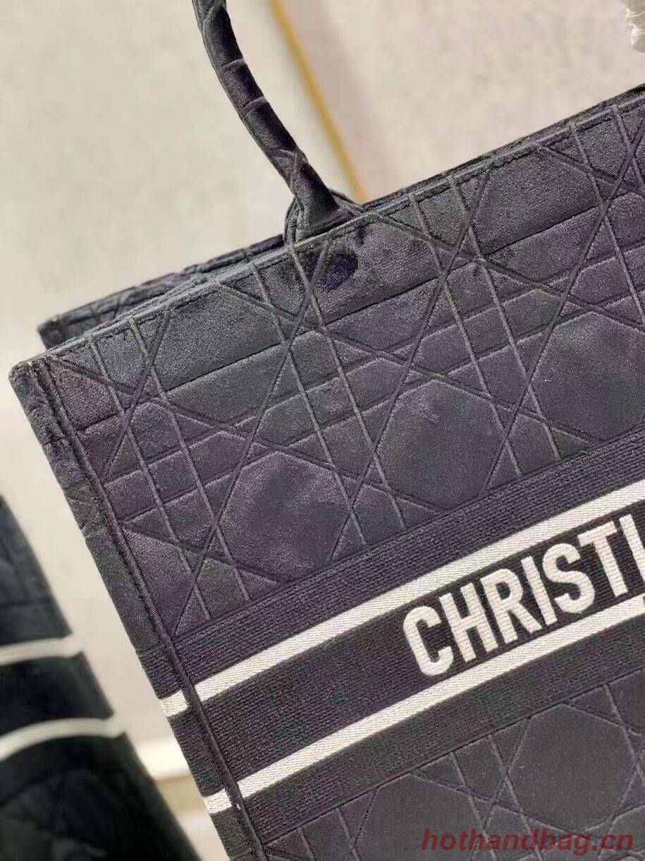 DIOR BOOK TOTE Velvet C1286-5 white DIOR BOOK TOTE Velvet C1286-5 white