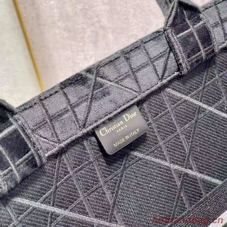 DIOR BOOK TOTE Velvet C1286-5 white DIOR BOOK TOTE Velvet C1286-5 white