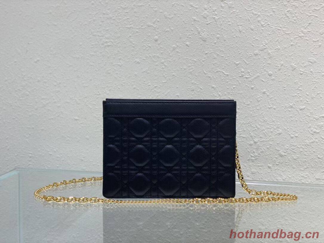 DIOR MINI BOBBY BAG Gradient Cannage Lambskin C4106 black DIOR MINI BOBBY BAG Gradient Cannage Lambskin C4106 black