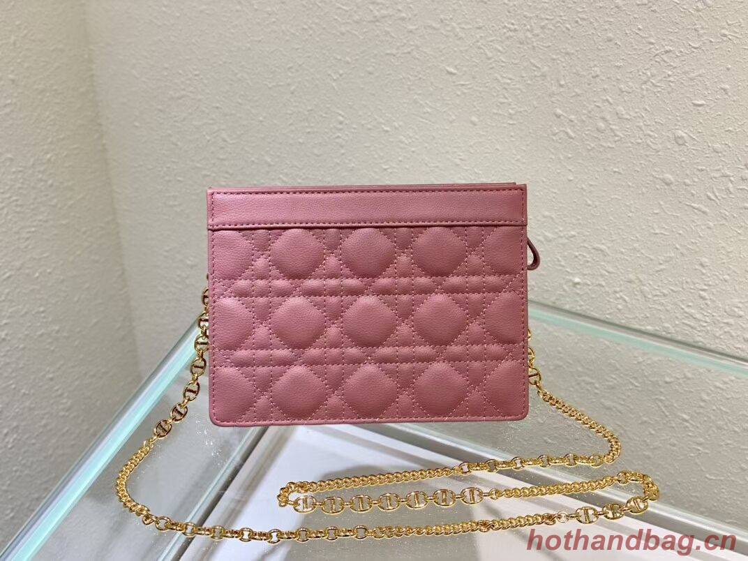 DIOR MINI BOBBY BAG Gradient Cannage Lambskin C4106 pink DIOR MINI BOBBY BAG Gradient Cannage Lambskin C4106 pink