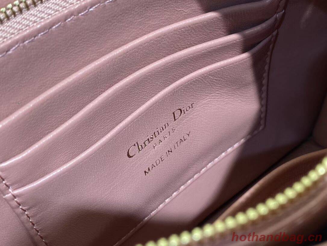 DIOR MINI BOBBY BAG Gradient Cannage Lambskin C4106 pink DIOR MINI BOBBY BAG Gradient Cannage Lambskin C4106 pink