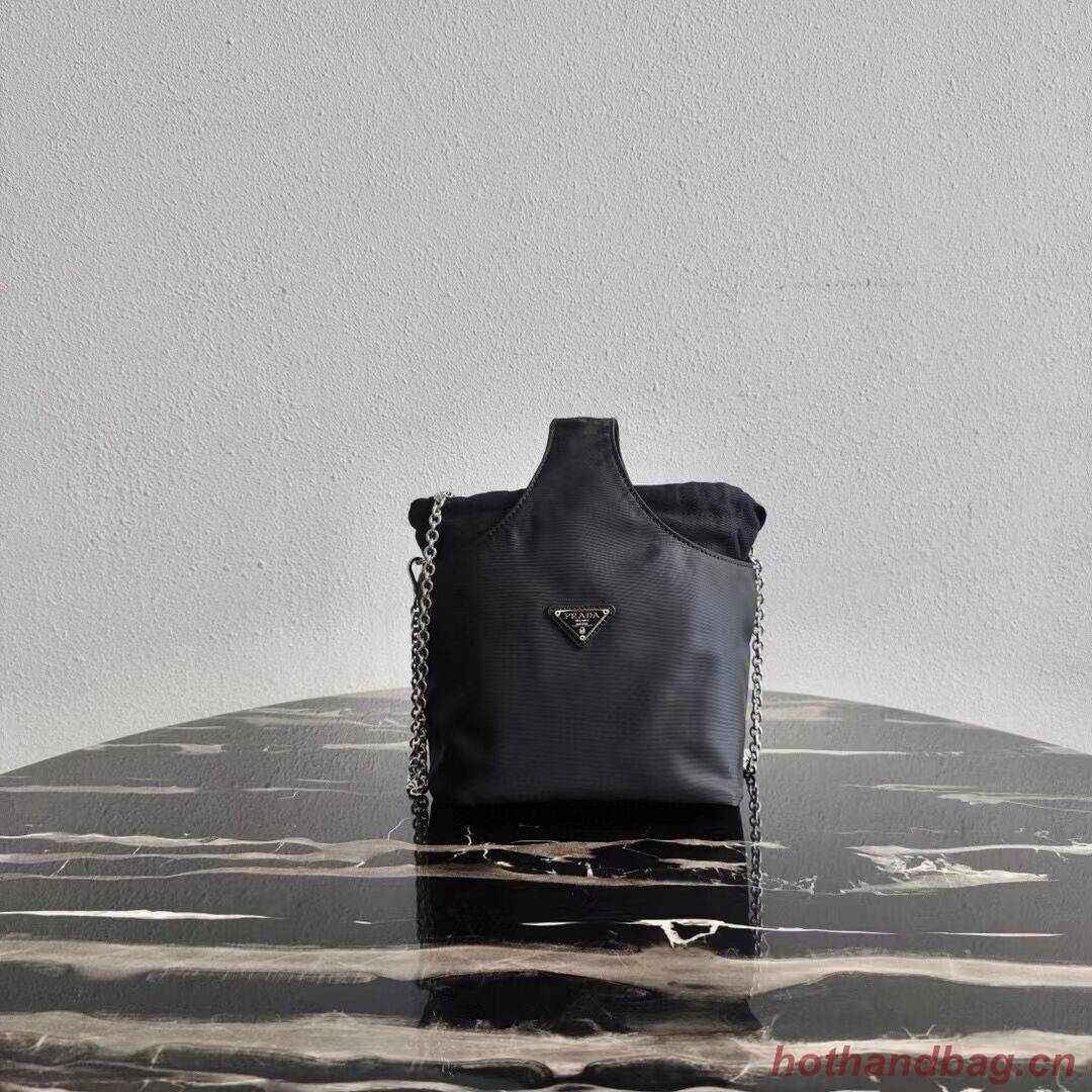 Prada Re-Nylon and Saffiano leather shoulder bag 1AG036 black Prada Re-Nylon and Saffiano leather shoulder bag 1AG036 black