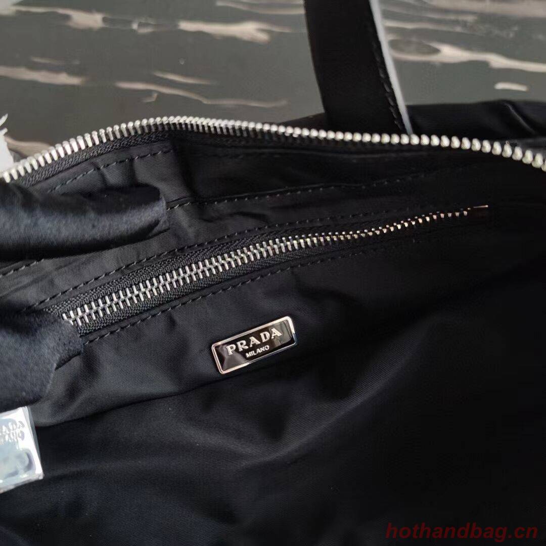 Prada Re-Nylon and Saffiano leather shoulder bag 1AG380 black Prada Re-Nylon and Saffiano leather shoulder bag 1AG380 black