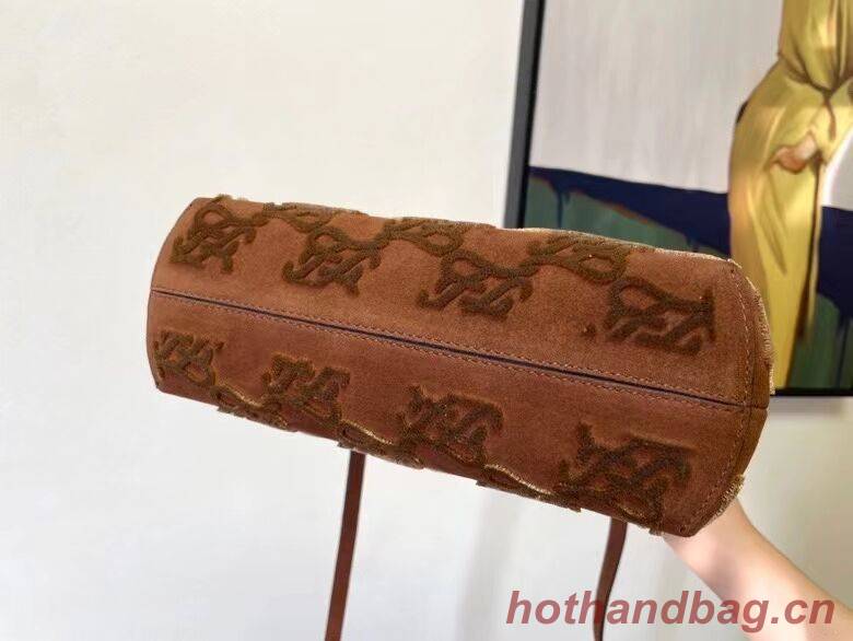 FENDI FIRST small suede bag 8BP129A brown FENDI FIRST small suede bag 8BP129A brown