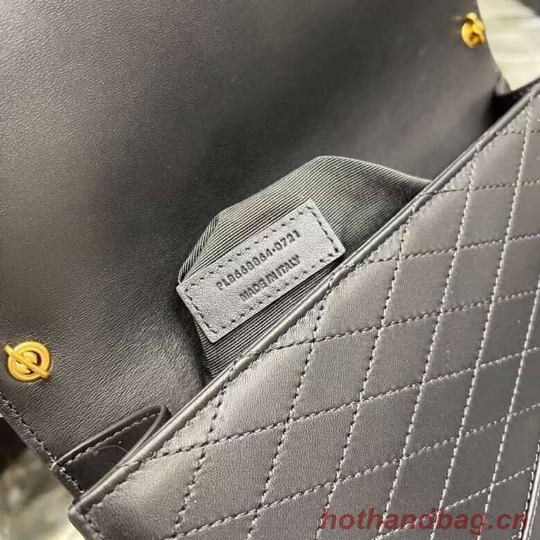 YSL GABY CHAIN BAG IN VINTAGE LAMBSKIN 668864 black YSL GABY CHAIN BAG IN VINTAGE LAMBSKIN 668864 black