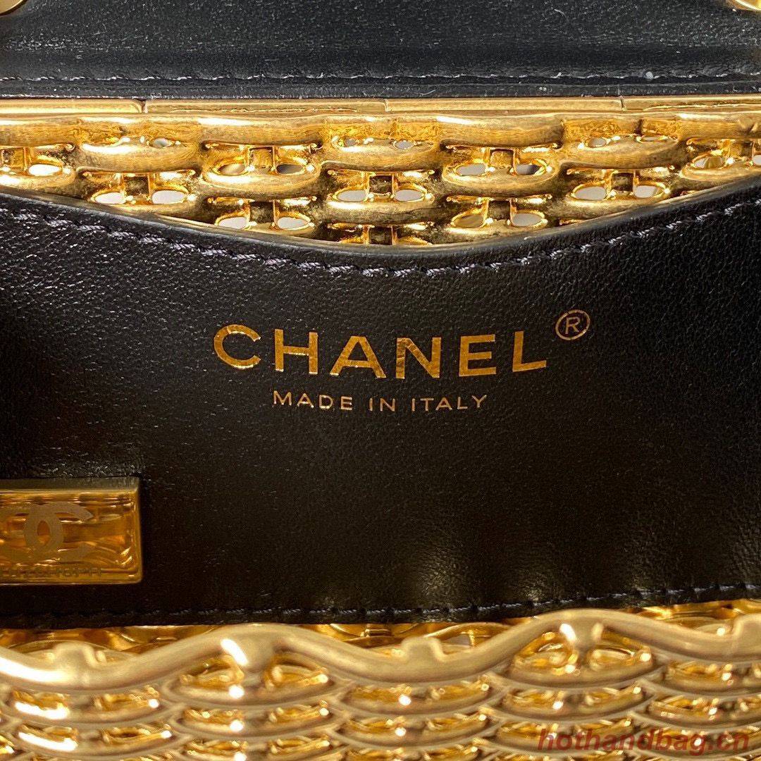 Chanel 23C Original Leather AS3717 Black & Gold-Tone Chanel 23C Original Leather AS3717 Black & Gold-Tone