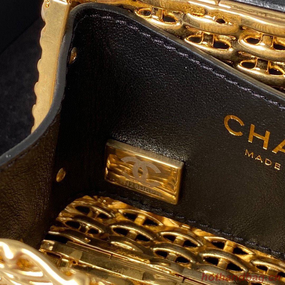 Chanel 23C Original Leather AS3717 Black & Gold-Tone Chanel 23C Original Leather AS3717 Black & Gold-Tone