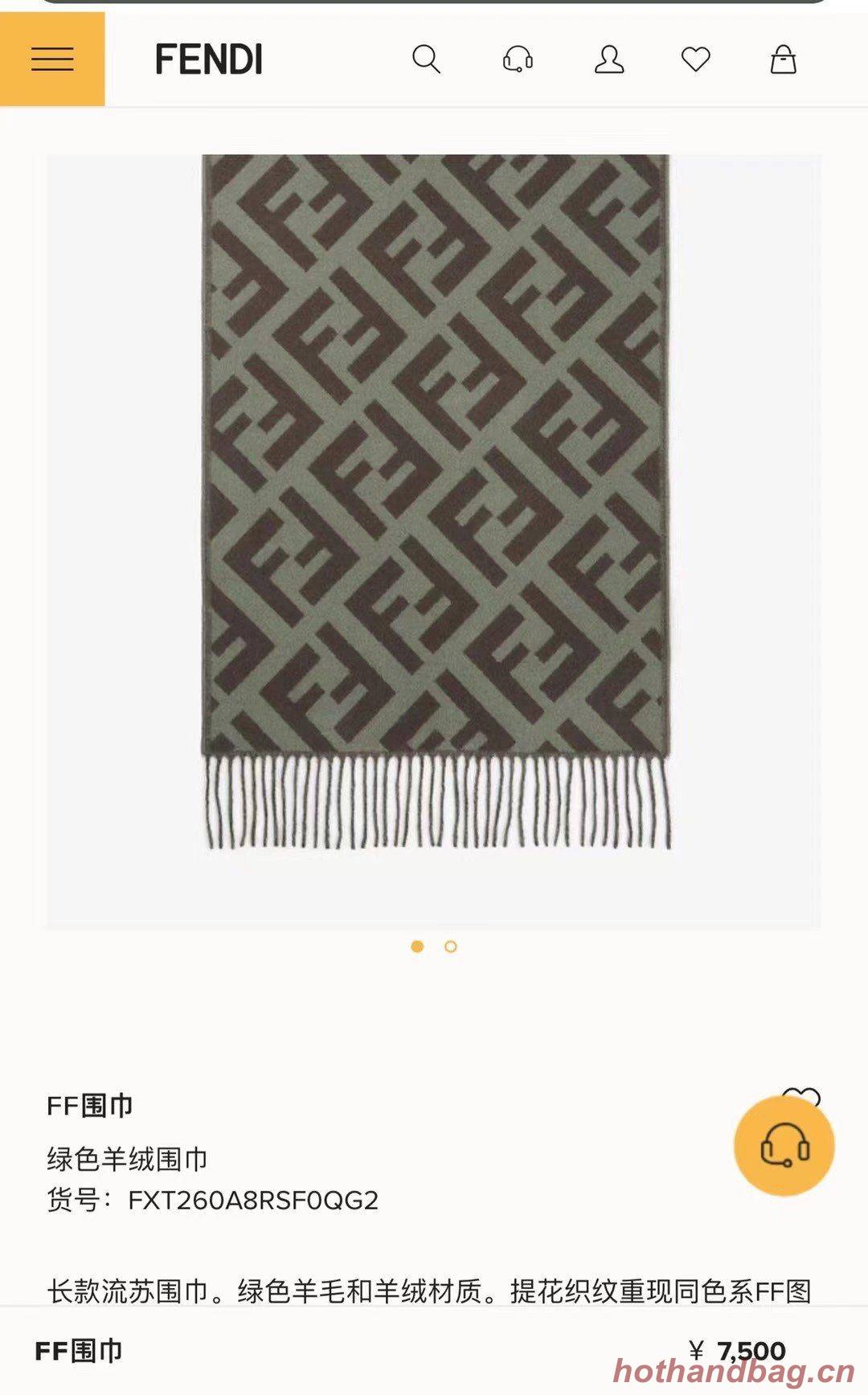 Fendi Scarf F00021 Fendi Scarf F00021