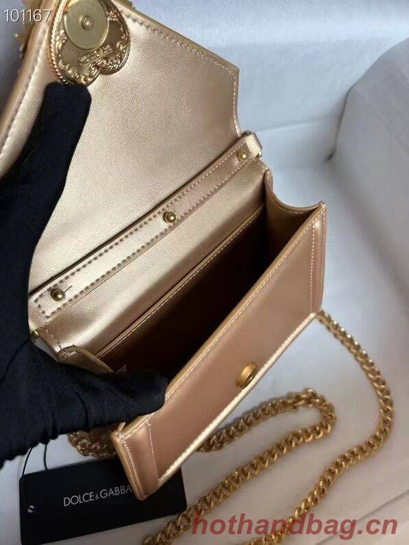 Dolce & Gabbana Origianl Leather Shoulder Bag 4011 gold Dolce & Gabbana Origianl Leather Shoulder Bag 4011 gold
