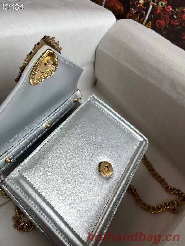 Dolce & Gabbana Origianl Leather Shoulder Bag 4011 silver Dolce & Gabbana Origianl Leather Shoulder Bag 4011 silver