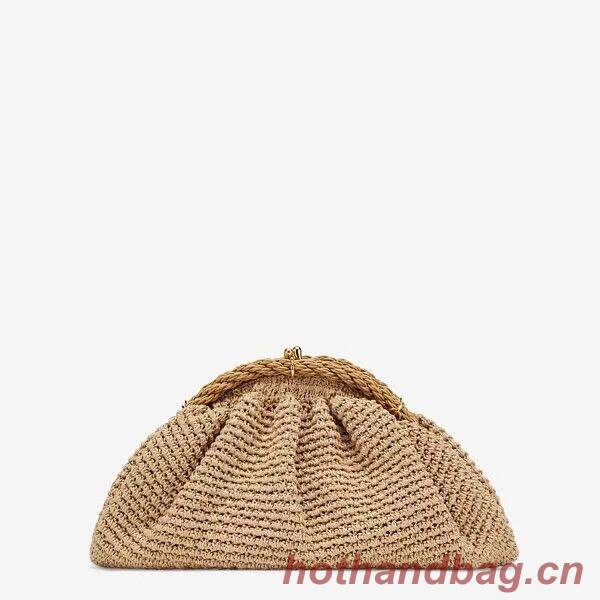 FENDI raffia bag F7641 Beige