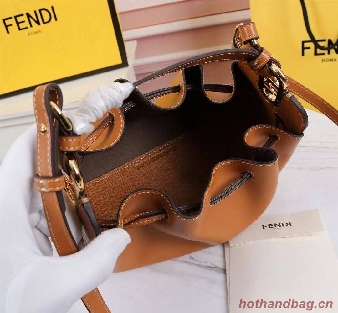 FENDI TOUCH leather bag 8BS059 Caramel FENDI TOUCH leather bag 8BS059 Caramel