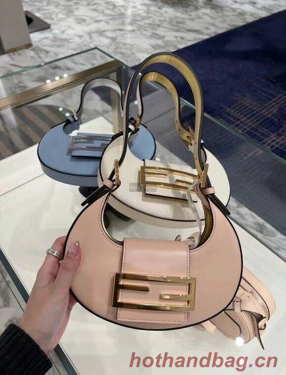 Fendi Cookie Light blue leather mini bag 8BS065A Fendi Cookie Light blue leather mini bag 8BS065A