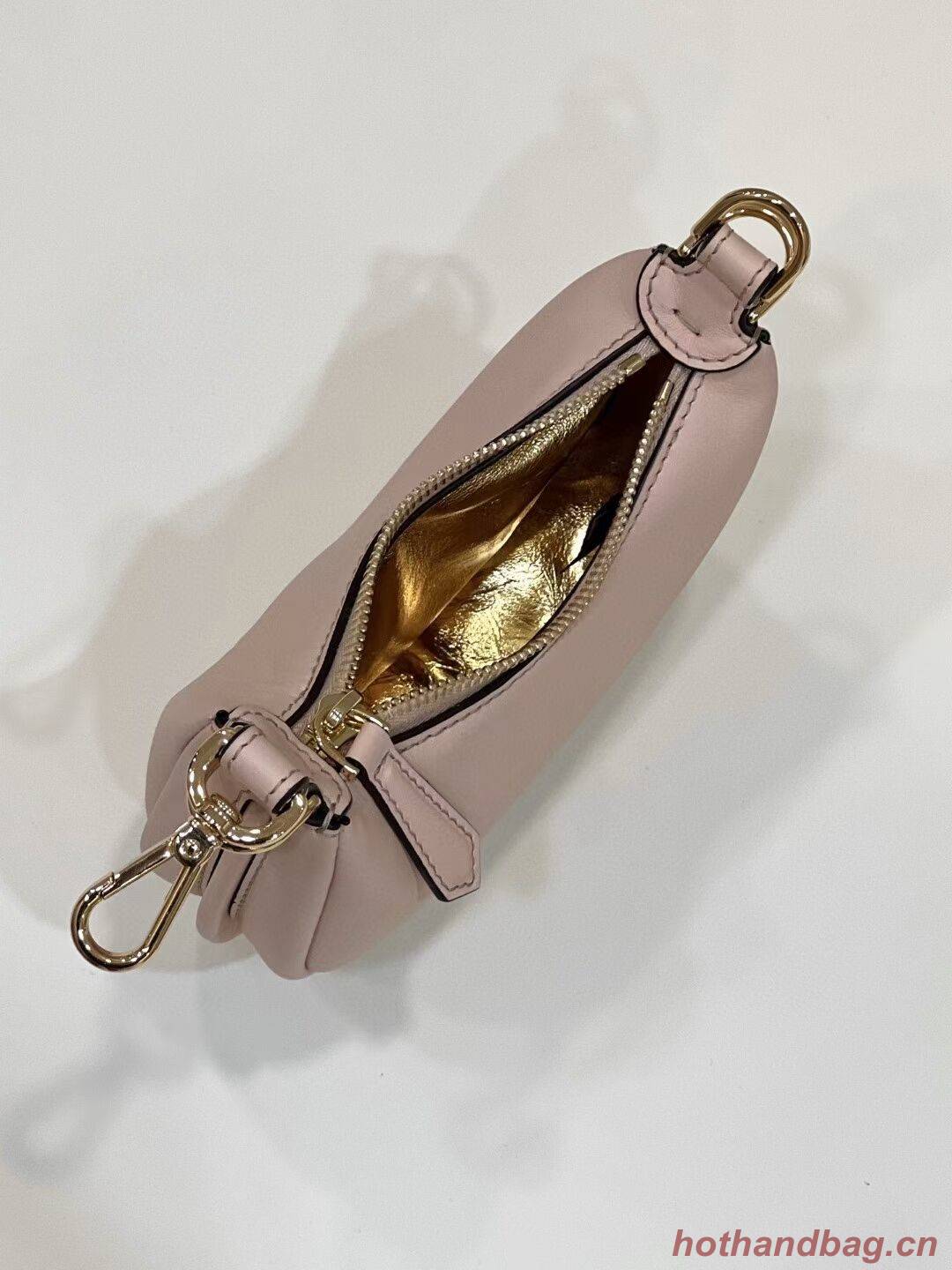 Fendi Nano Fendigraphy Pink leather charm 7AS089A Fendi Nano Fendigraphy Pink leather charm 7AS089A