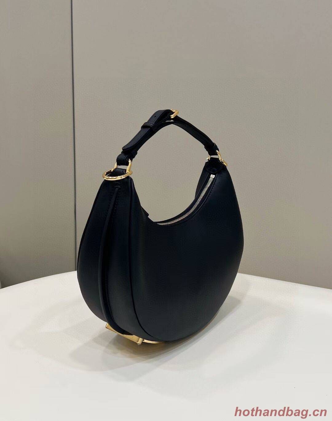 Fendi graphy Small black leather bag 8BR798 Fendi graphy Small black leather bag 8BR798