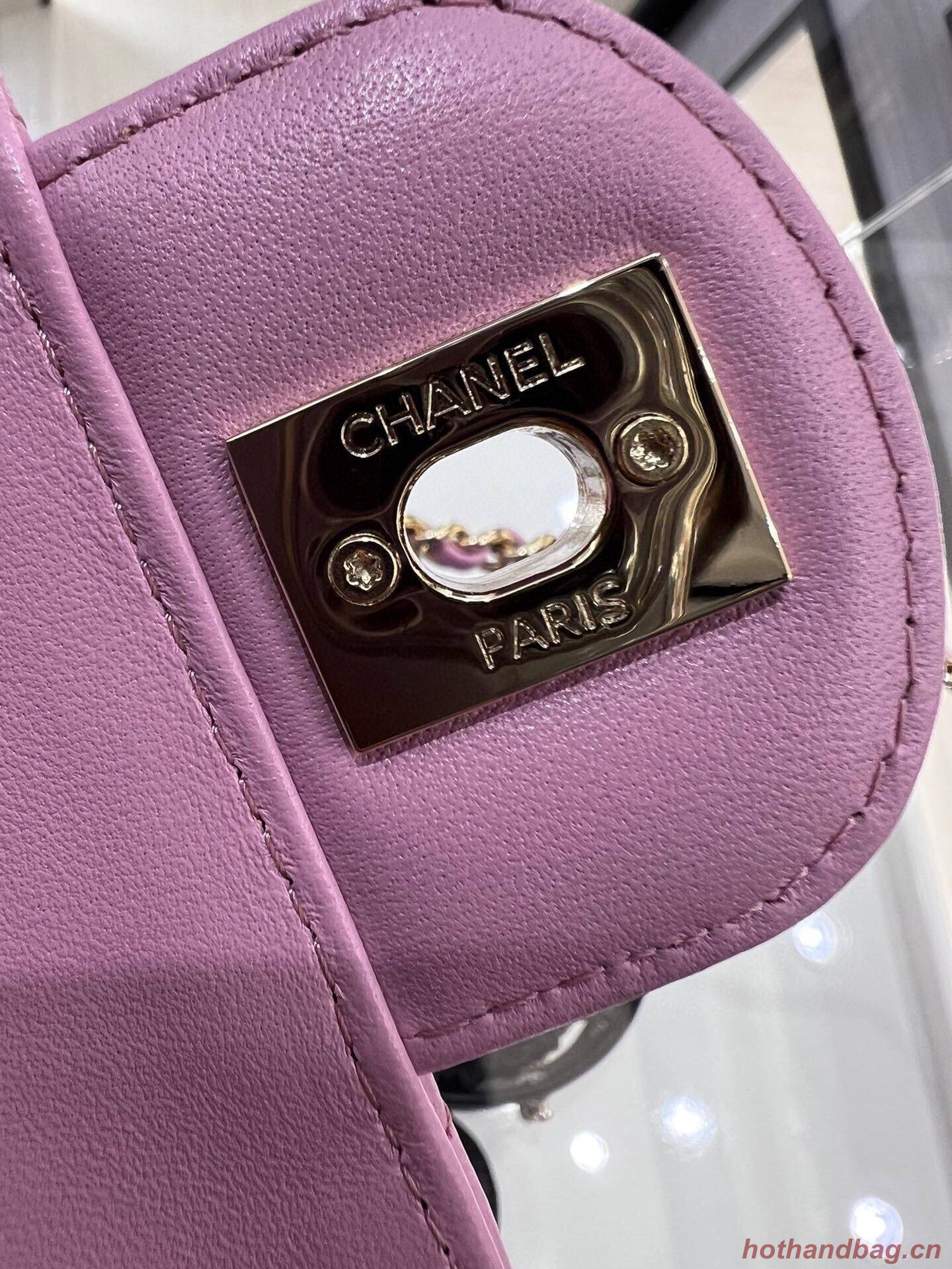 Chanel 2022S Love Heart Original Lambskin Crossbody Chain Bag AS3191Y Pink Chanel 2022S Love Heart Original Lambskin Crossbody Chain Bag AS3191Y Pink