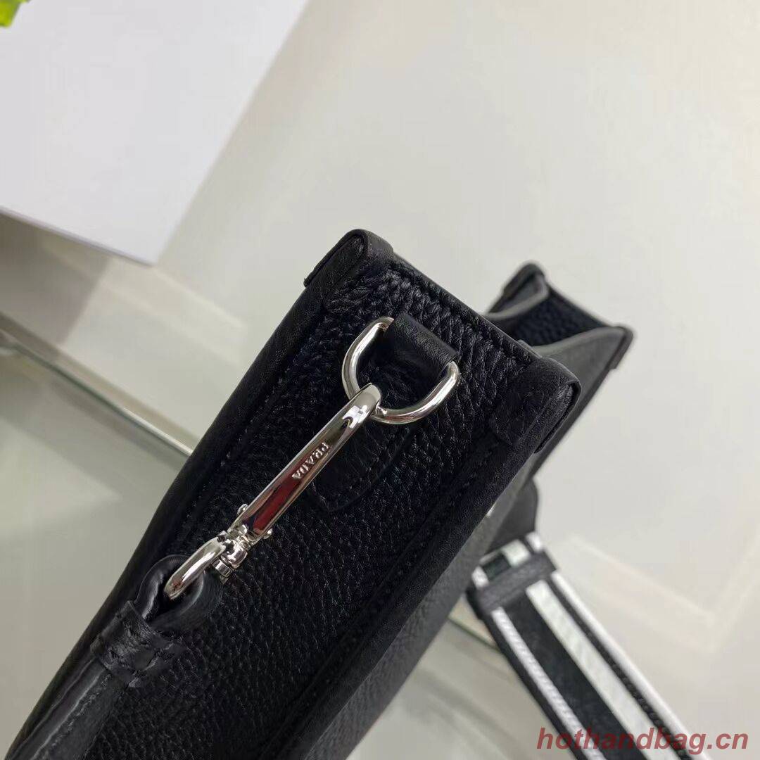 Prada Leather mini shoulder bag 1BH191 black Prada Leather mini shoulder bag 1BH191 black