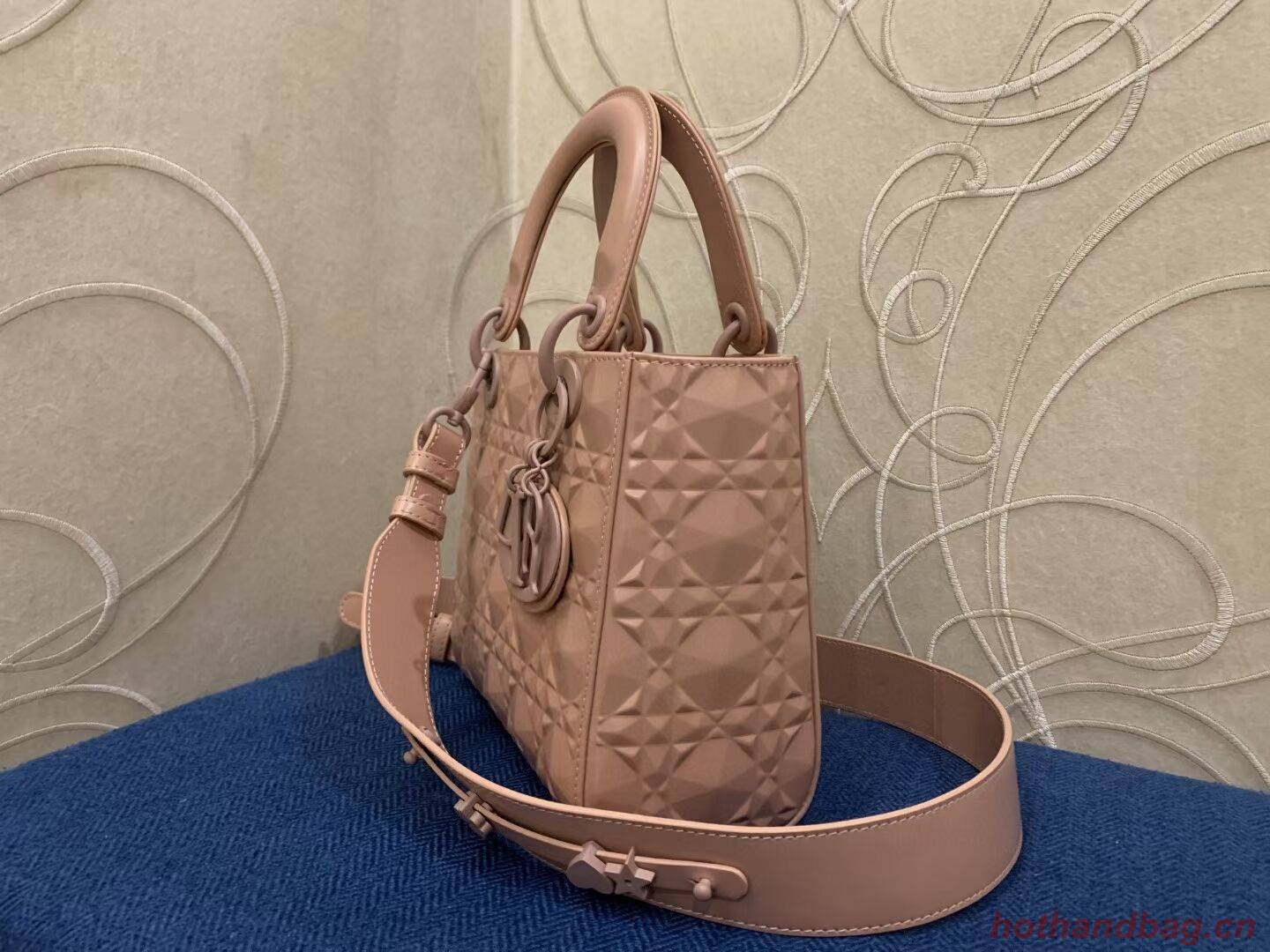 MEDIUM LADY DIOR BAG Cannage Calfskin C2813 pink MEDIUM LADY DIOR BAG Cannage Calfskin C2813 pink