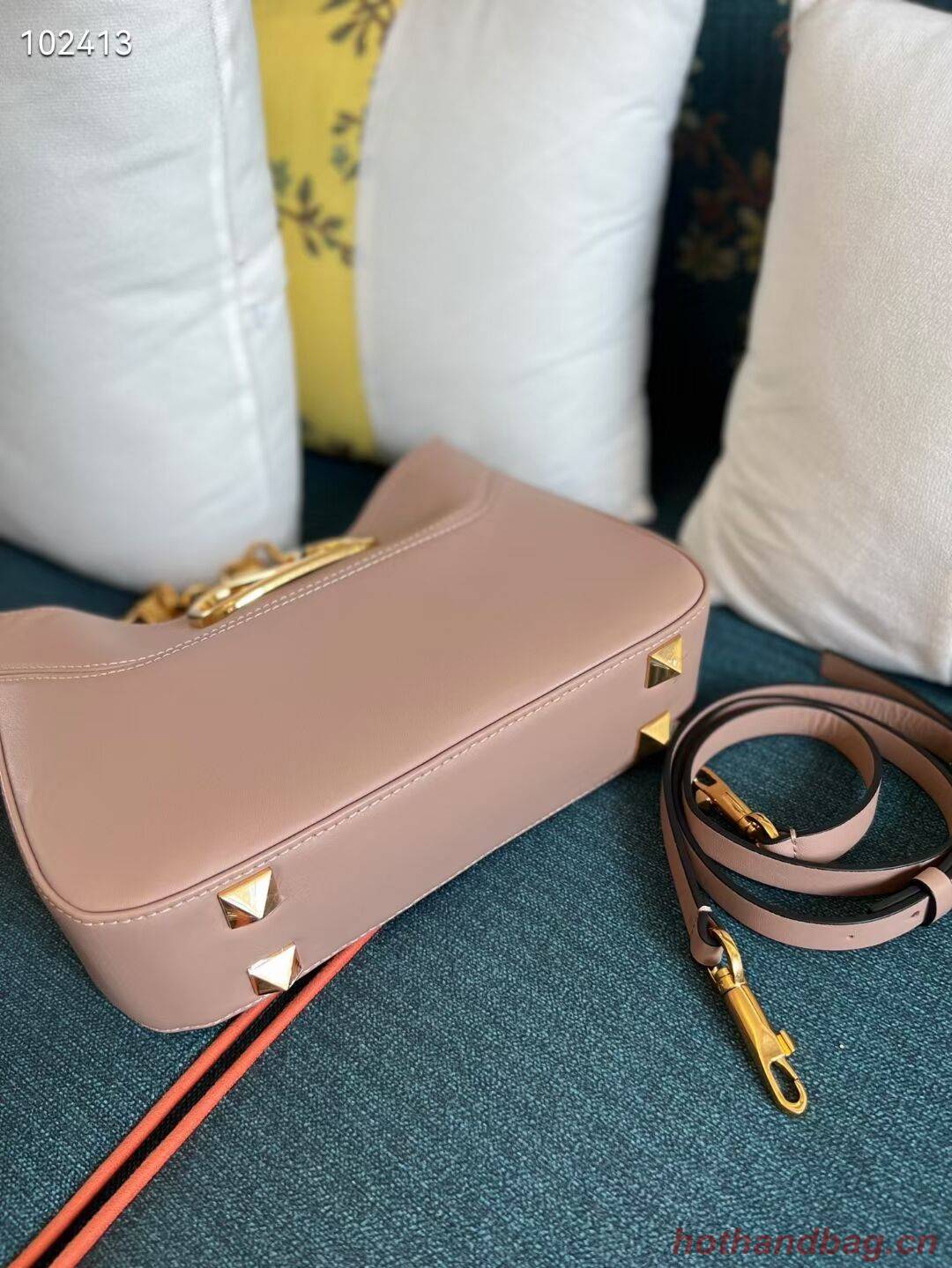 VALENTINO GARAVANI Loco Calf leather bag V2028 pink VALENTINO GARAVANI Loco Calf leather bag V2028 pink