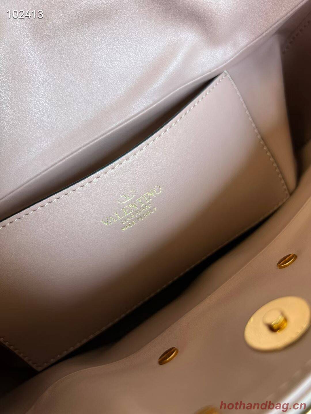 VALENTINO GARAVANI Loco Calf leather bag V2028 pink VALENTINO GARAVANI Loco Calf leather bag V2028 pink