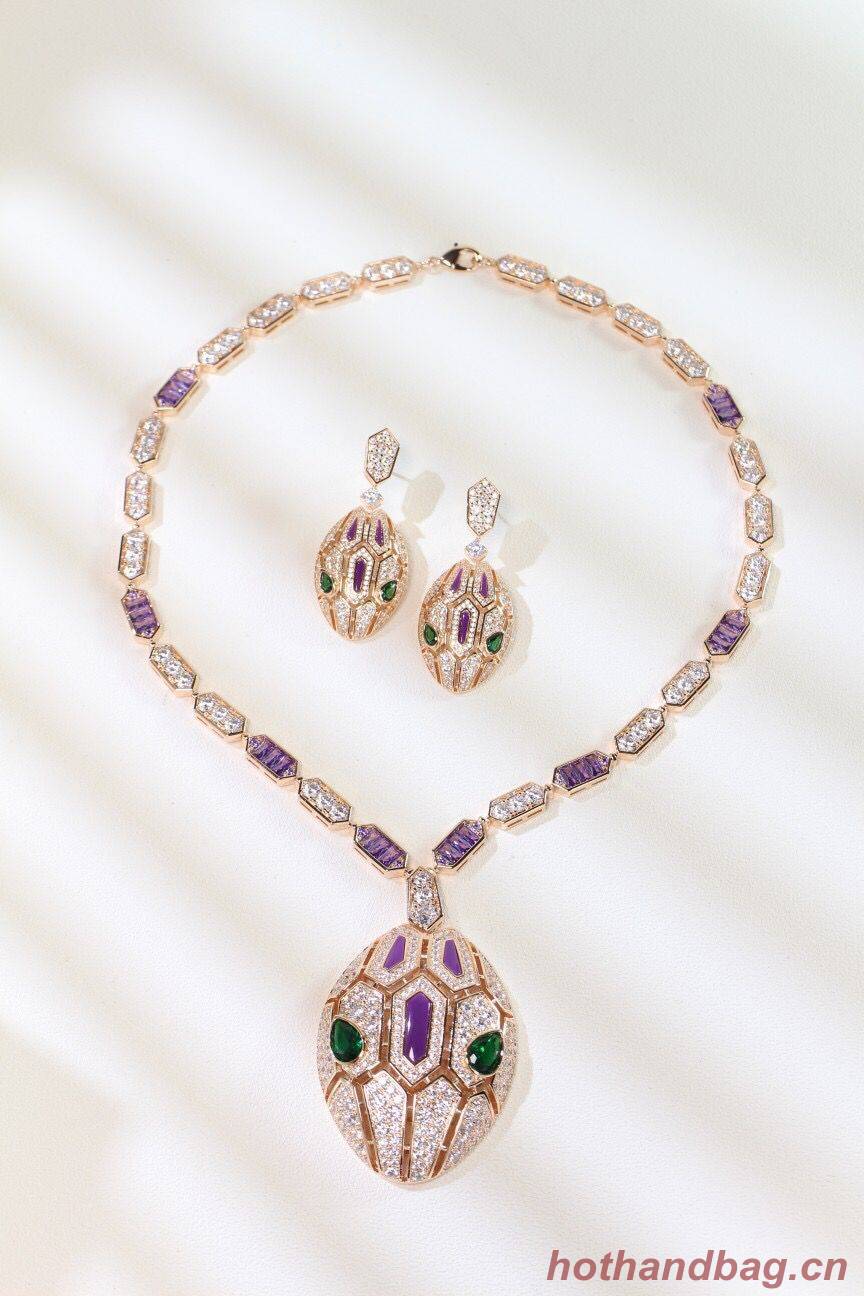 BVLGARI Necklace & Earrings One Set BNE11244