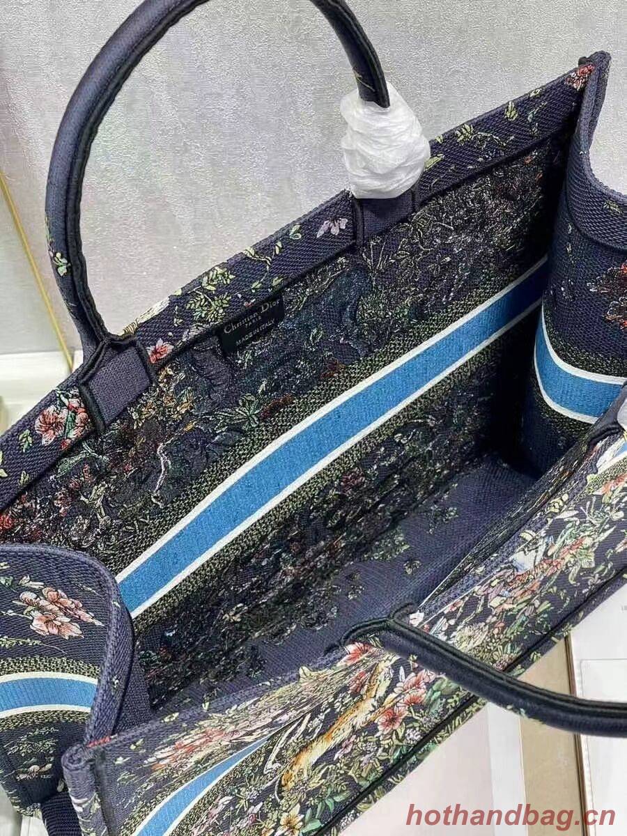 DIOR BOOK TOTE Embroidery C1286-29 black DIOR BOOK TOTE Embroidery C1286-29 black