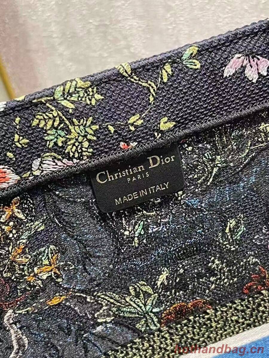 DIOR BOOK TOTE Embroidery C1286-29 black DIOR BOOK TOTE Embroidery C1286-29 black