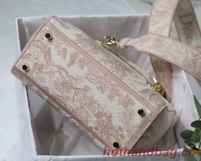 Dior MEDIUM LADY D-LITE BAG Embroidered M0565-16