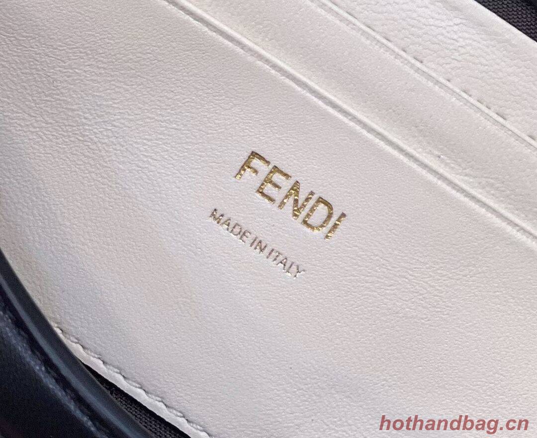Fendi Baguette Sheepskin bag 8BR6551 Cream & black Fendi Baguette Sheepskin bag 8BR6551 Cream & black