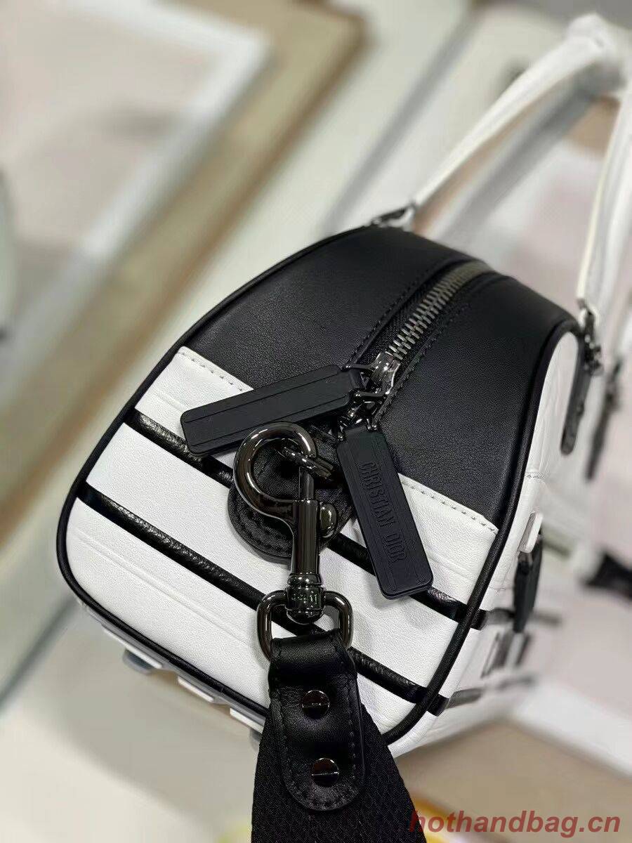 DIOR medium Embossing leather tote Bag C9178A white DIOR medium Embossing leather tote Bag C9178A white