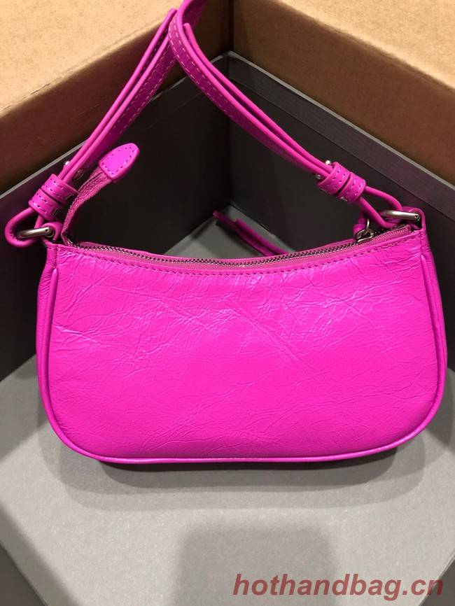 Balenciaga LE CAGOLE MINI PURSE WITH CHAIN 6958141 bright pink