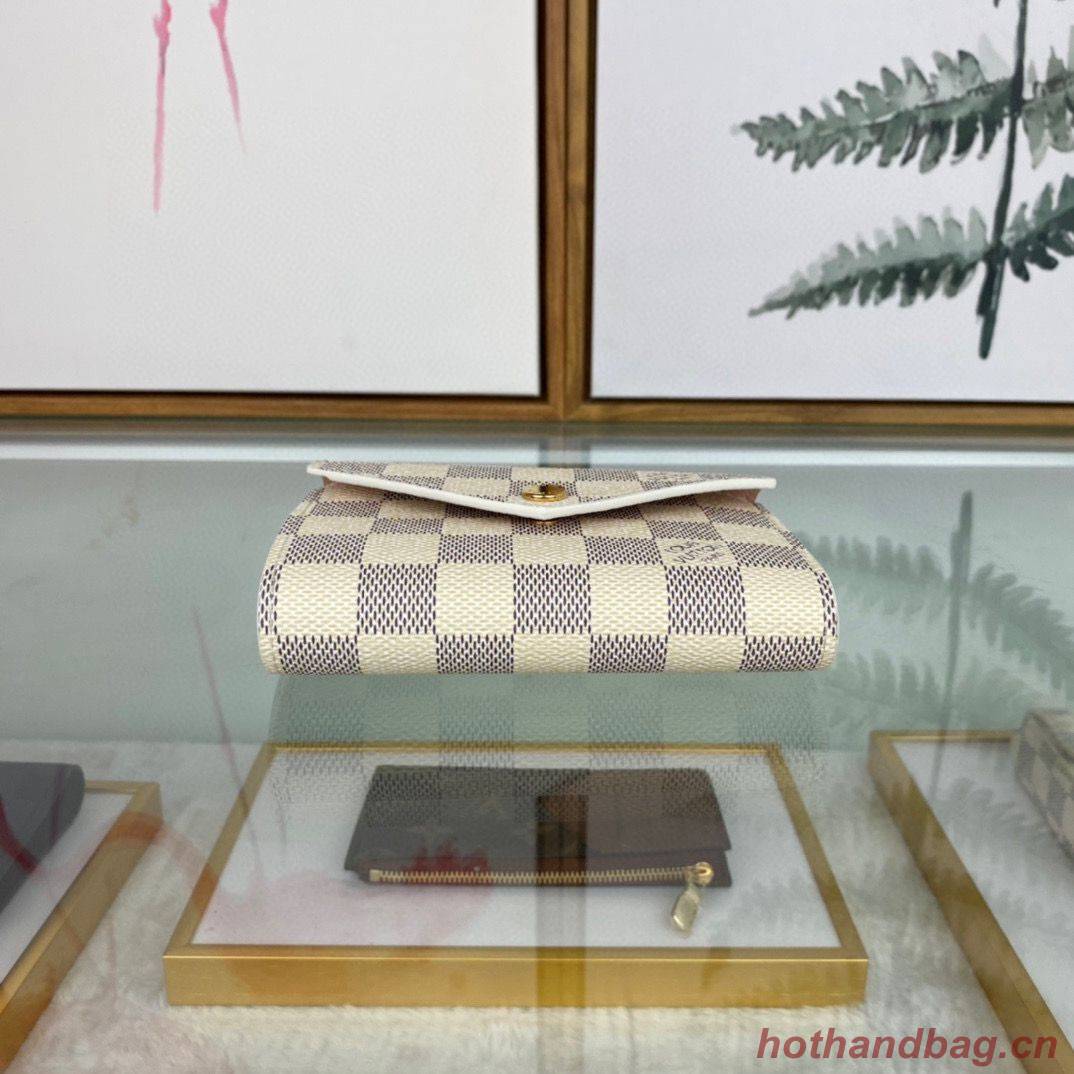 Louis Vuitton Monogram Denim Victorine ZOE WALLET N64022 Pink & Gold-Tone Louis Vuitton Monogram Denim Victorine ZOE WALLET N64022 Pink & Gold-Tone