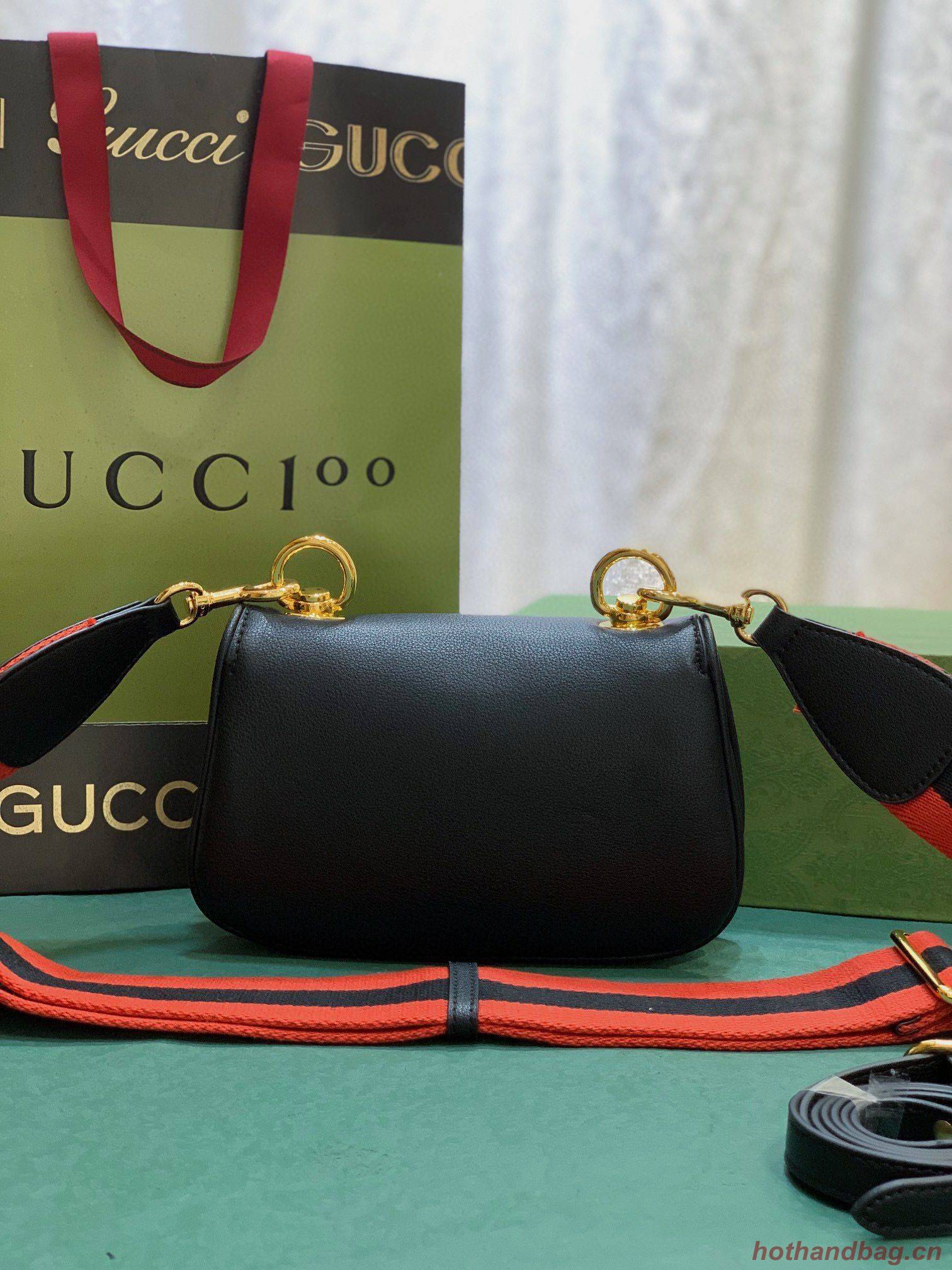 Gucci Blondie Original leahter shoulder bag 698643 black Gucci Blondie Original leahter shoulder bag 698643 black
