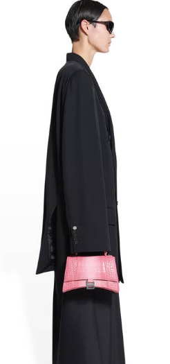 Balenciaga HOURGLASS SMALL HANDBAG EMBOSSED CALFSKIN 59354 pink Balenciaga HOURGLASS SMALL HANDBAG EMBOSSED CALFSKIN 59354 pink