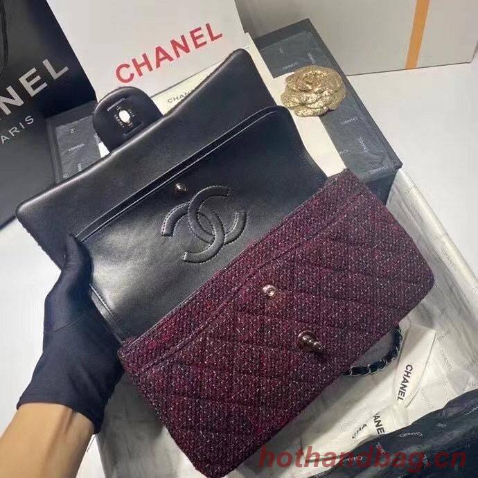 Chanel 2.55 Flap Bag 1112 Wine with Silver Hardware Chanel 2.55 Flap Bag 1112 Wine with Silver Hardware