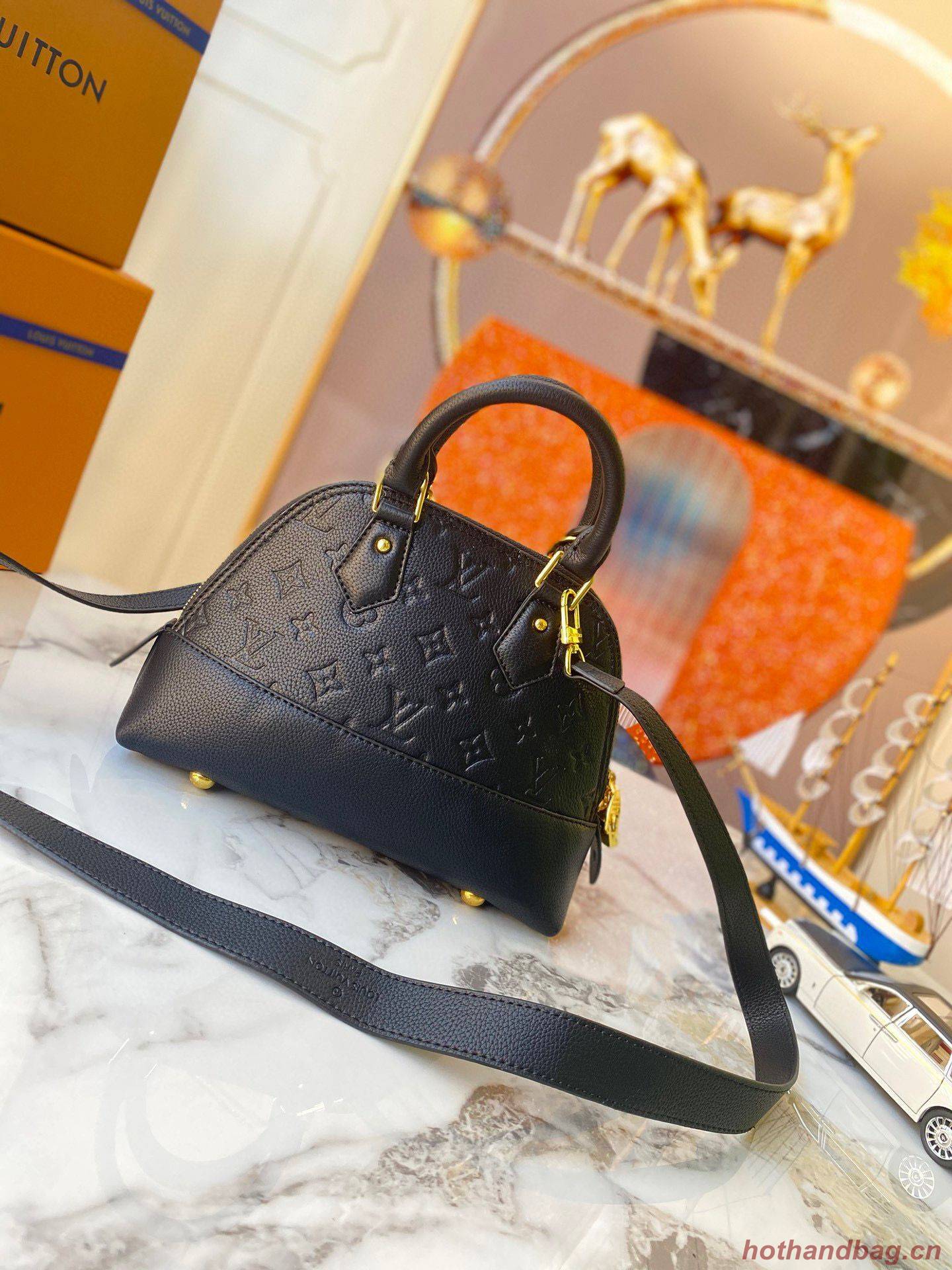 Louis Vuitton Original Empreinte Leather NEO ALMA PM M44829 Black Louis Vuitton Original Empreinte Leather NEO ALMA PM M44829 Black