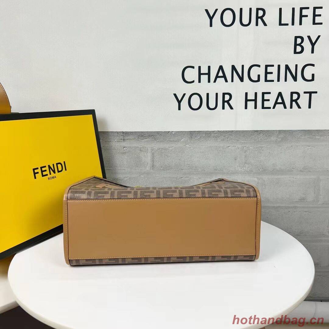 Fendi Tote Fabric Graffiti Print Shopping Bag F0707-4 Fendi Tote Fabric Graffiti Print Shopping Bag F0707-4