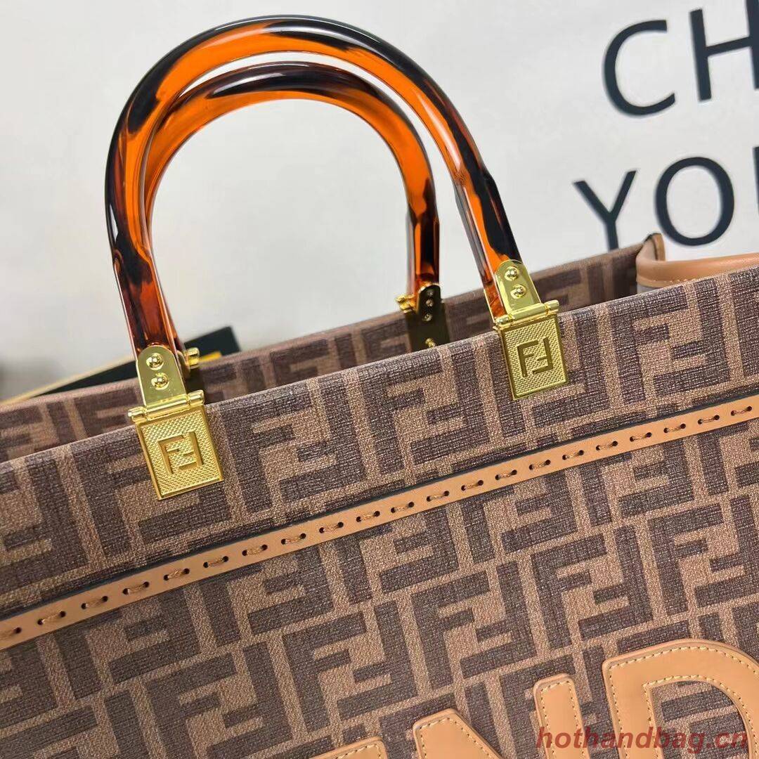 Fendi Tote Fabric Graffiti Print Shopping Bag F0707-4 Fendi Tote Fabric Graffiti Print Shopping Bag F0707-4