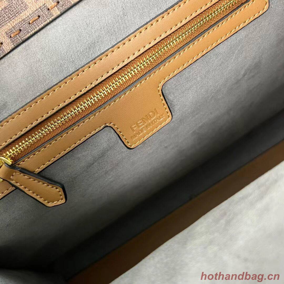 Fendi Tote Fabric Graffiti Print Shopping Bag F0707-4 Fendi Tote Fabric Graffiti Print Shopping Bag F0707-4