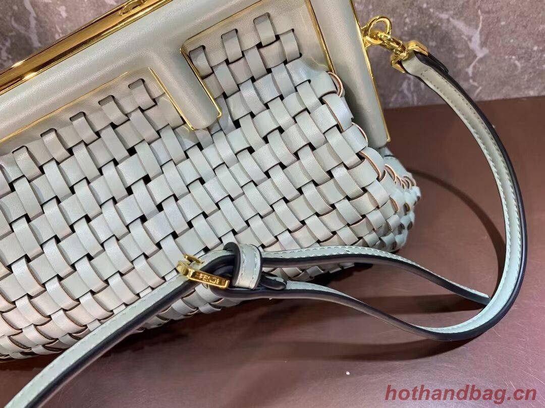 Fendi First Small leather interlace bag 8BP129A apricot Fendi First Small leather interlace bag 8BP129A apricot
