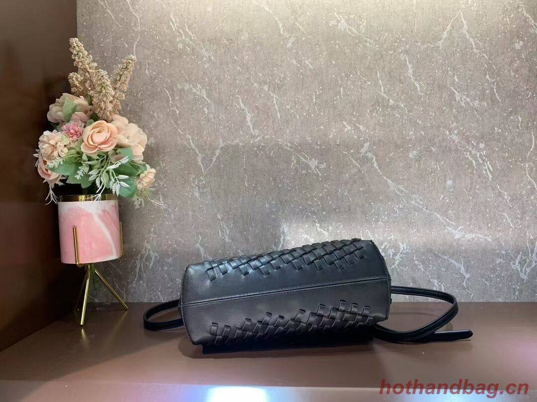 Fendi First Small leather interlace bag 8BP129A black Fendi First Small leather interlace bag 8BP129A black