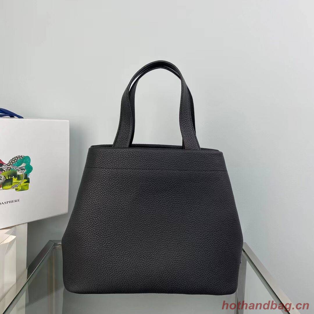 Prada leather tote bag 1AG833 black Prada leather tote bag 1AG833 black