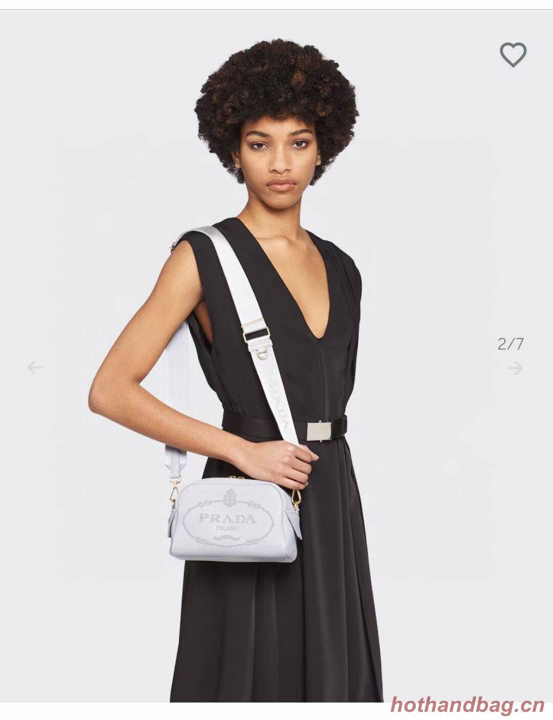 Prada Leather bag with shoulder strap 1DH781 light pink Prada Leather bag with shoulder strap 1DH781 light pink