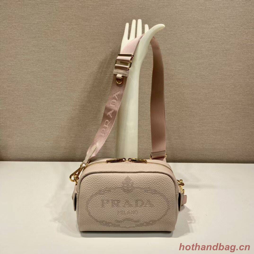 Prada Leather bag with shoulder strap 1DH781 light pink Prada Leather bag with shoulder strap 1DH781 light pink