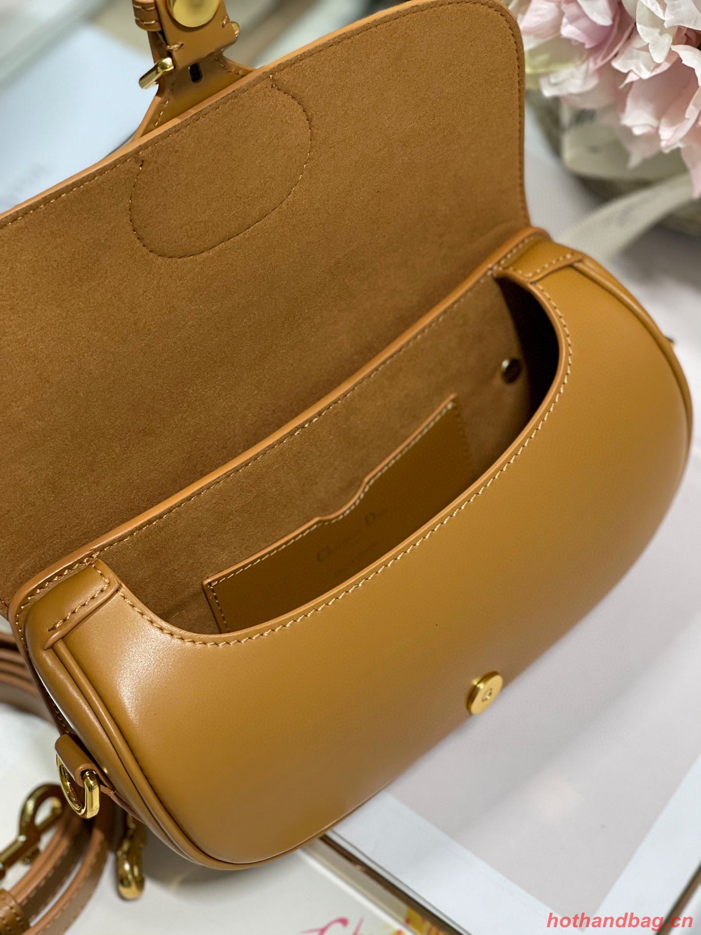 DIOR BOBBY EAST-WEST BAG Box Calfskin M9317S Brown DIOR BOBBY EAST-WEST BAG Box Calfskin M9317S Brown