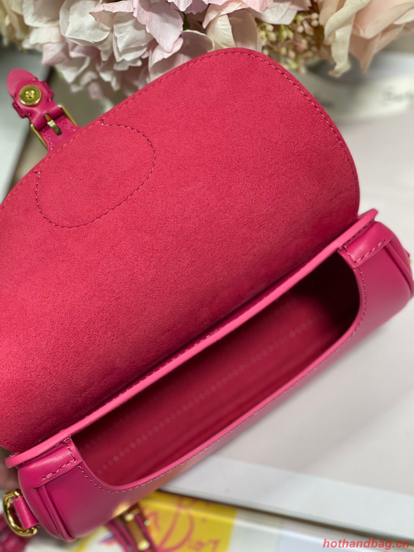 DIOR BOBBY EAST-WEST BAG Box Calfskin M9317S Rose DIOR BOBBY EAST-WEST BAG Box Calfskin M9317S Rose